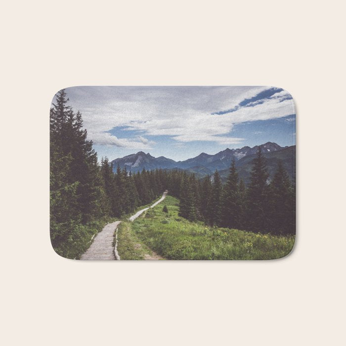 Greetings from the trail - Landscape and Nature Photography Bath Mat Gallery Image 1