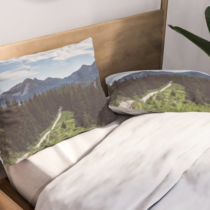 Greetings from the trail - Landscape and Nature Photography Pillow Sham Gallery Image 2