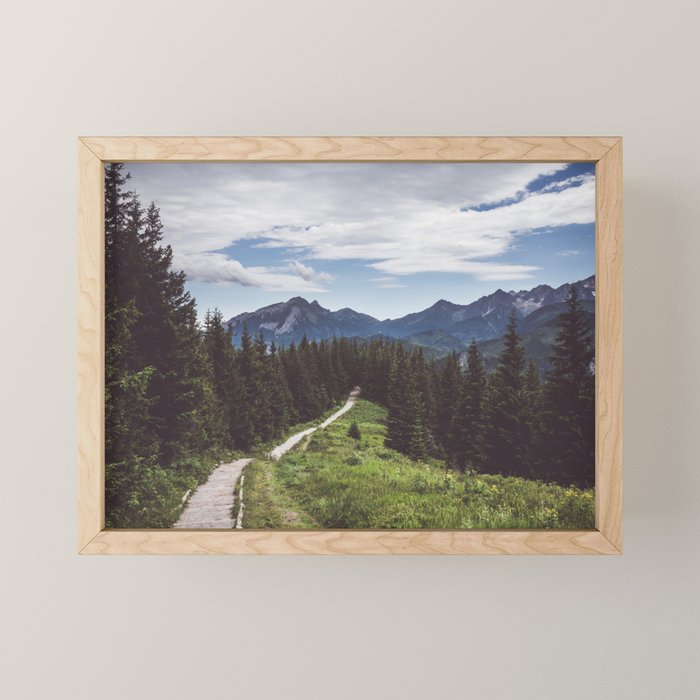 Greetings from the trail - Landscape and Nature Photography Mini Art Print Gallery Image 1
