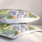 Sicilian Citrus, Mediterranean tiles, vintage lemons and orange fruit pattern Pillow Sham Gallery Image 3