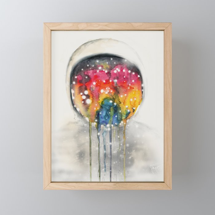 Somewhere in Space, I'm Dreaming Mini Art Print Gallery Image 1