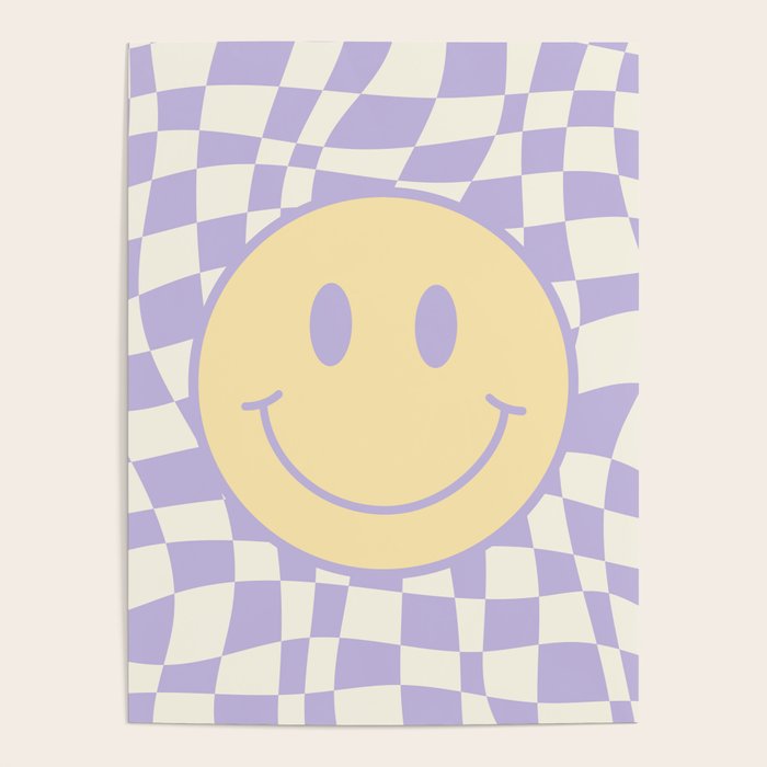 Smiley wavy checked Poster Gallery Image 4