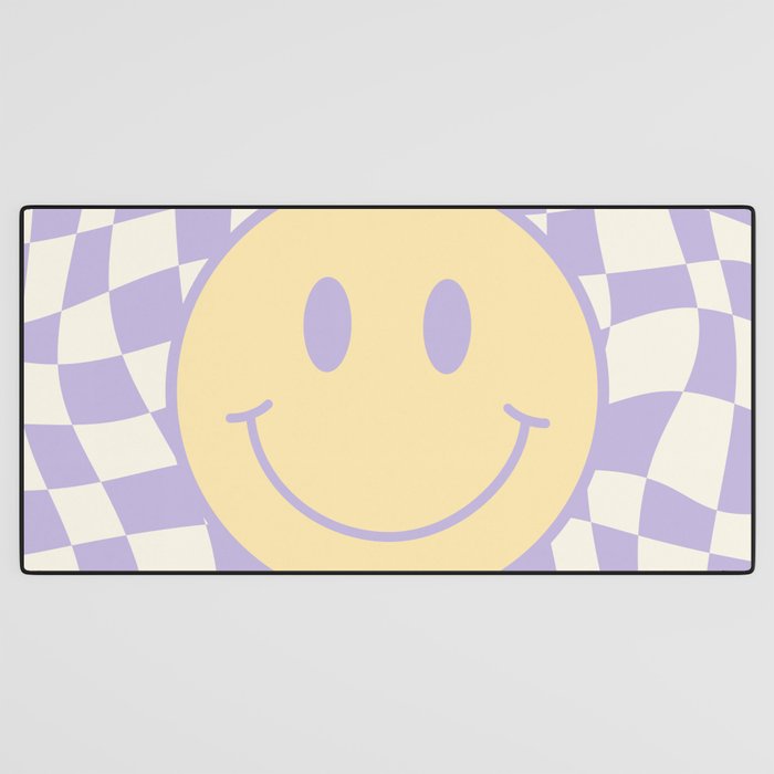 Smiley wavy checked Desk Mat Gallery Image 3