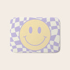 Smiley wavy checked Bath Mat Gallery Image 1
