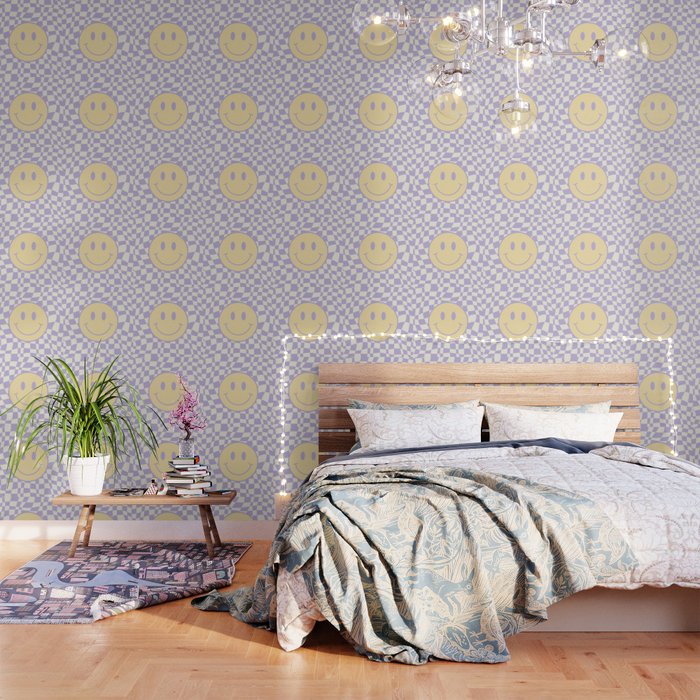 Smiley wavy checked Wallpaper Gallery Image 3