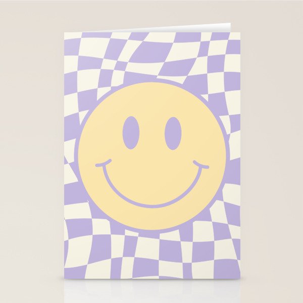 Smiley wavy checked Stationery Card Gallery Image 2