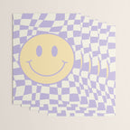 Smiley wavy checked Wrapping Paper Gallery Image 3