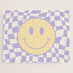 Smiley wavy checked Jigsaw Puzzle Gallery Image 1