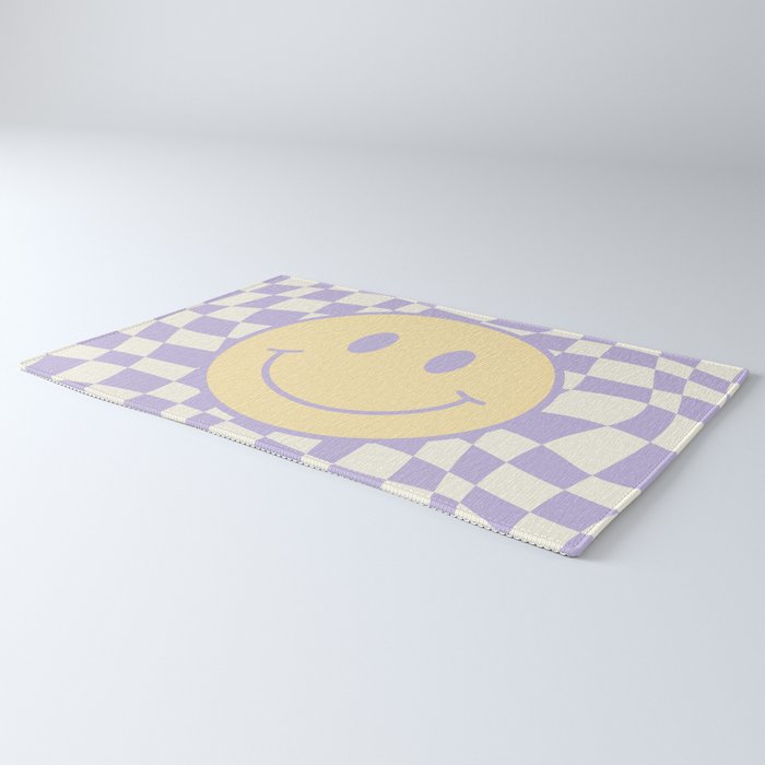 Smiley wavy checked Rug Gallery Image 3
