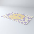Smiley wavy checked Rug Gallery Image 3