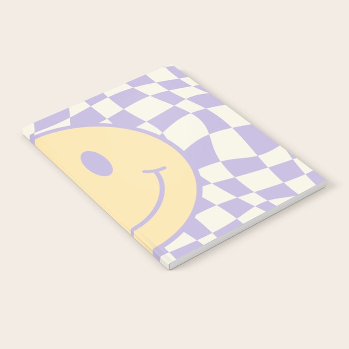 Smiley wavy checked Notebook Gallery Image 2
