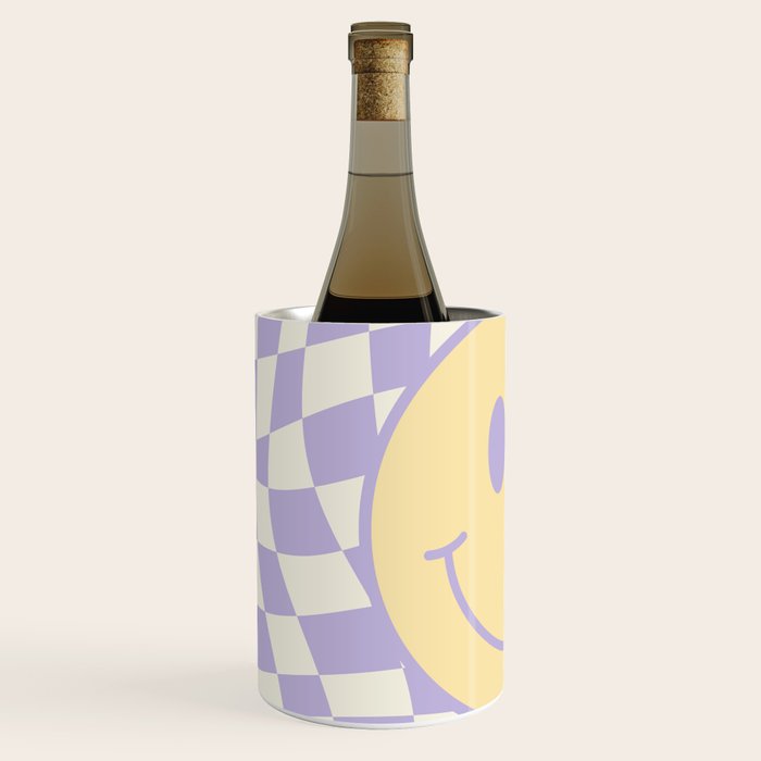 Smiley wavy checked Wine Chiller Gallery Image 2