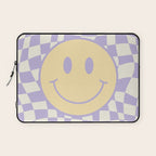 Smiley wavy checked Laptop Sleeve Gallery Image 1
