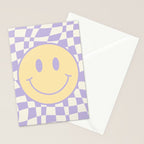 Smiley wavy checked Stationery Card Gallery Image 2