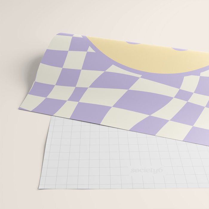 Smiley wavy checked Wrapping Paper Gallery Image 2
