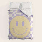Smiley wavy checked Comforter Gallery Image 6