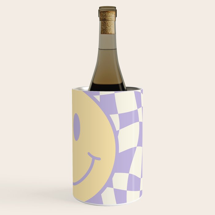 Smiley wavy checked Wine Chiller Gallery Image 3