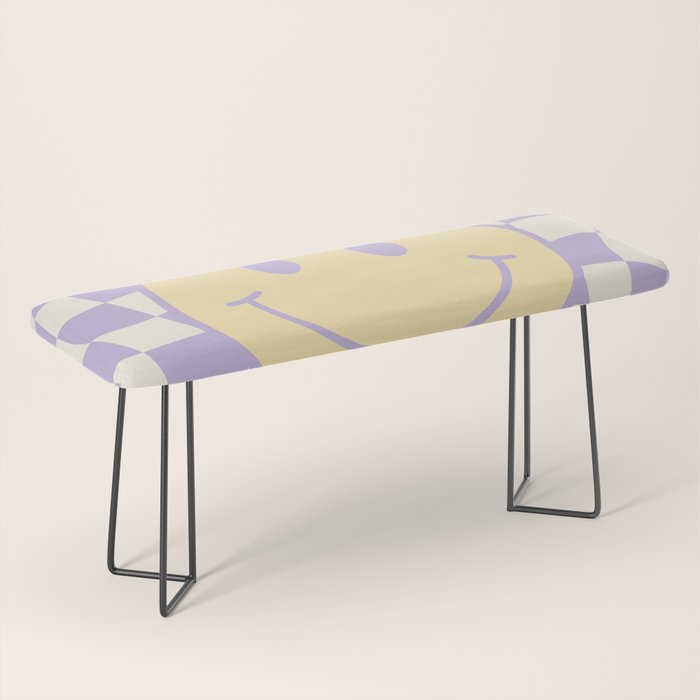 Smiley wavy checked Bench Gallery Image 1