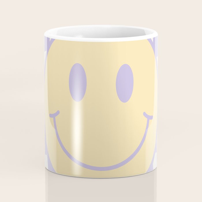 Smiley wavy checked Coffee Mug Gallery Image 4