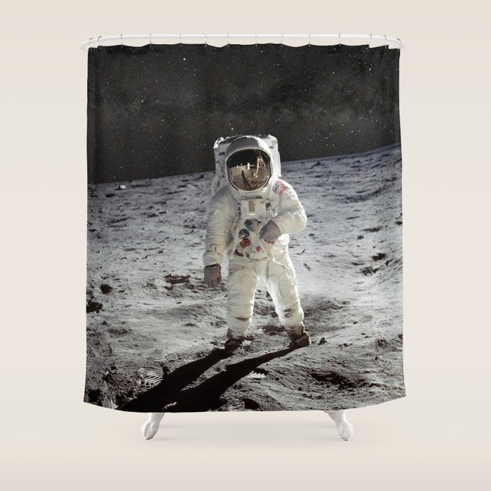 Astronaut Shower Curtain Gallery Image 1