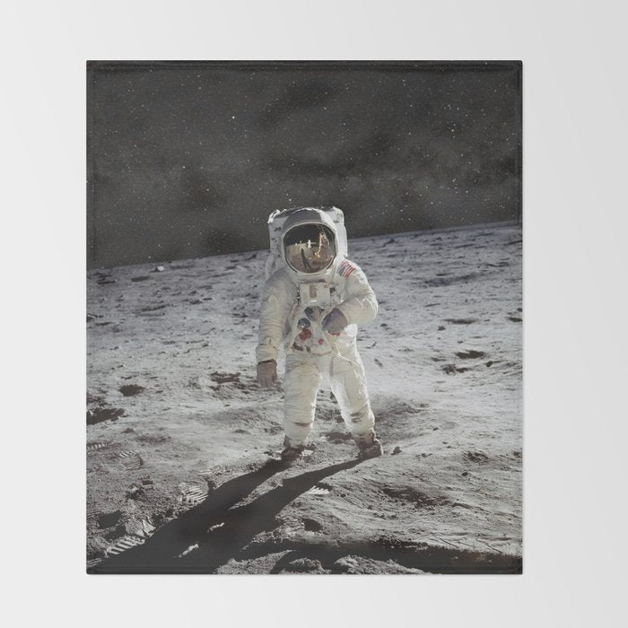 Astronaut Throw Blanket Gallery Image 2