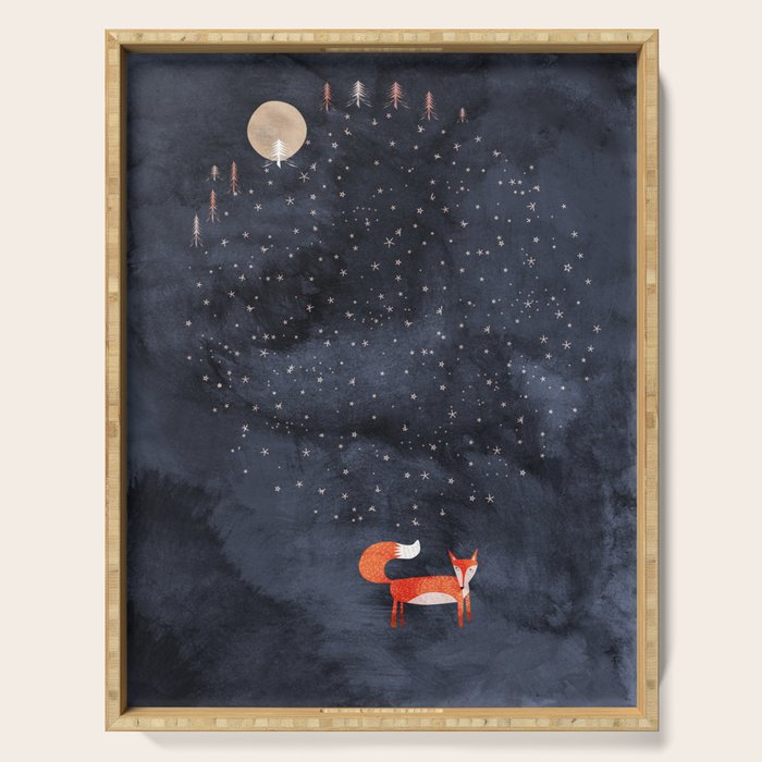 Fox Dream Serving Tray Gallery Image 1