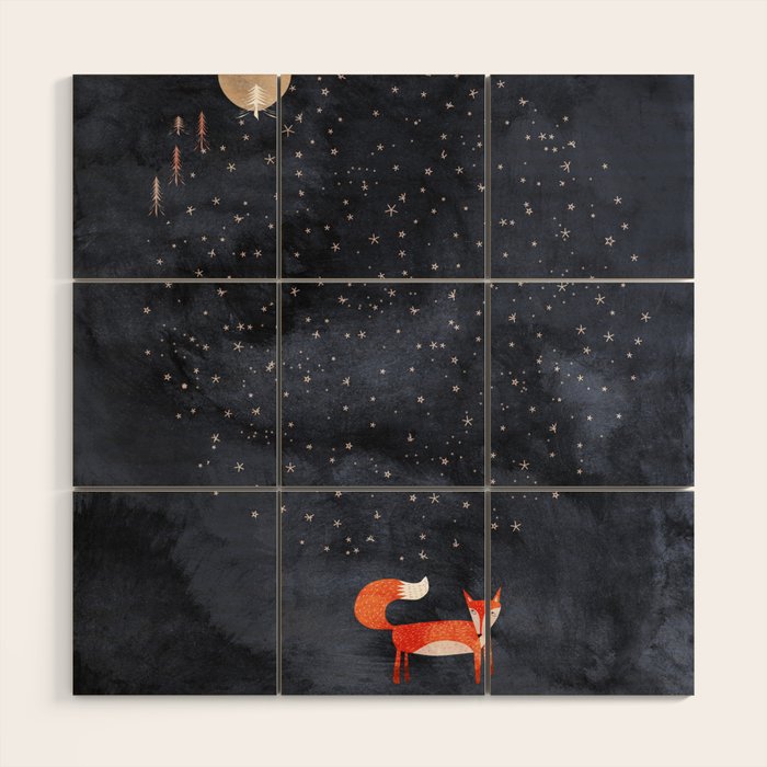 Fox Dream Wood Wall Art Gallery Image 1