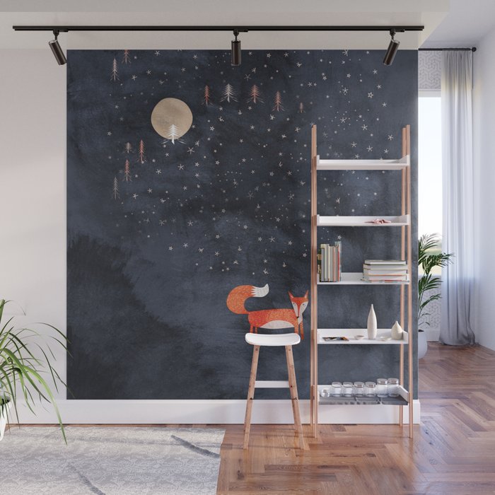 Fox Dream Wall Mural Gallery Image 1