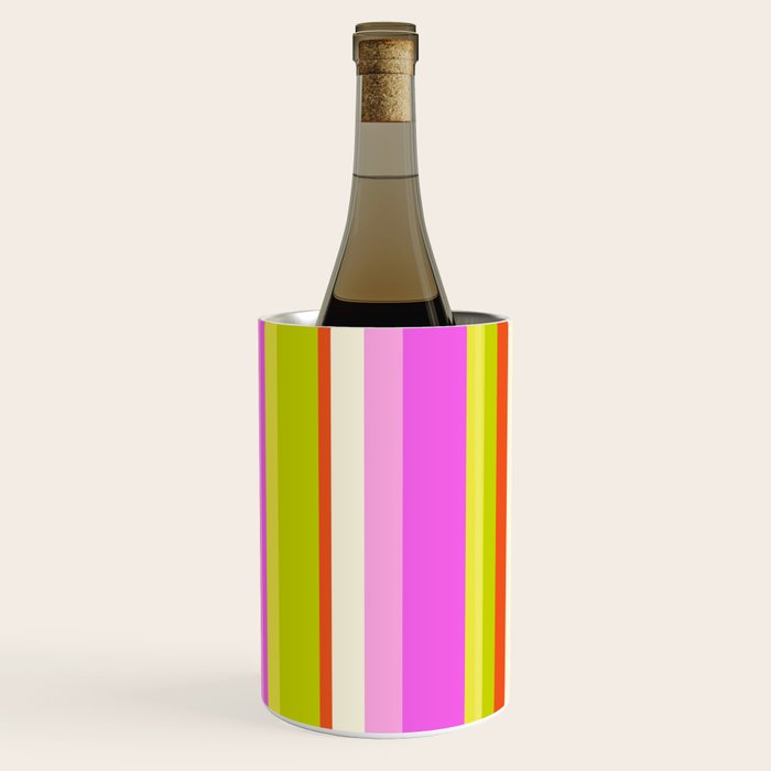Classic Stripes XVIII - Y2K Pink and Green Wine Chiller Gallery Image 3