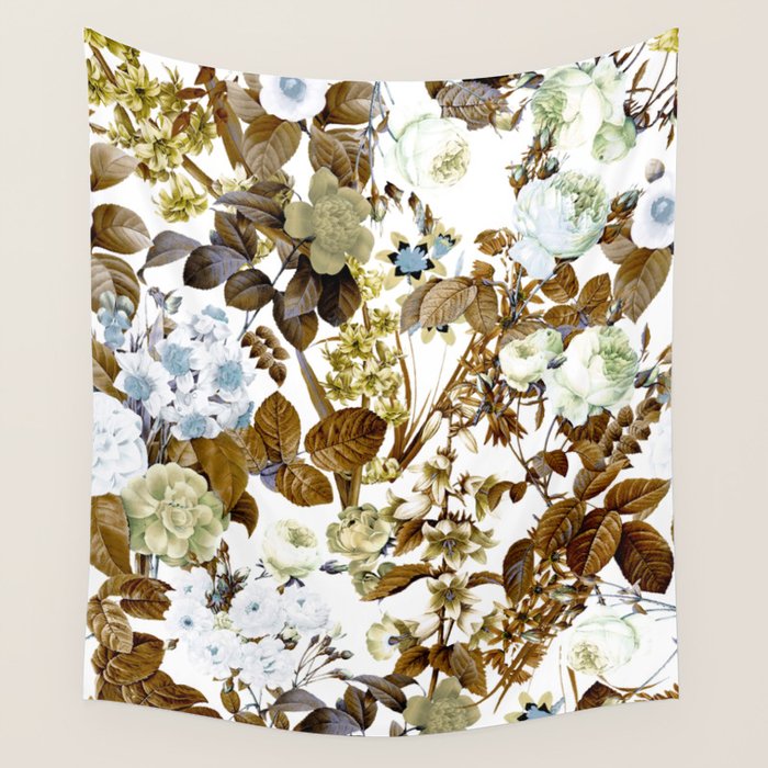 SUMMER BOTANICAL VIII Wall Tapestry Gallery Image 4