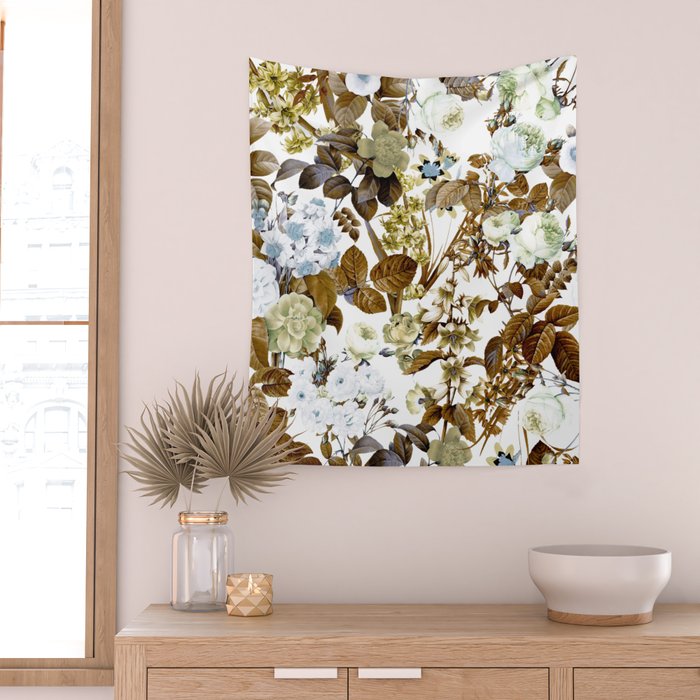 SUMMER BOTANICAL VIII Wall Tapestry Gallery Image 2