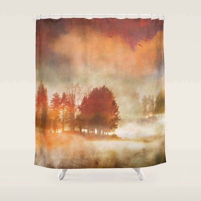 Autumn Mist Shower Curtain Gallery Image 1