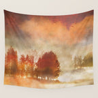 Autumn Mist Wall Tapestry Gallery Image 4