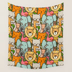 Jungle Wall Tapestry Gallery Image 4