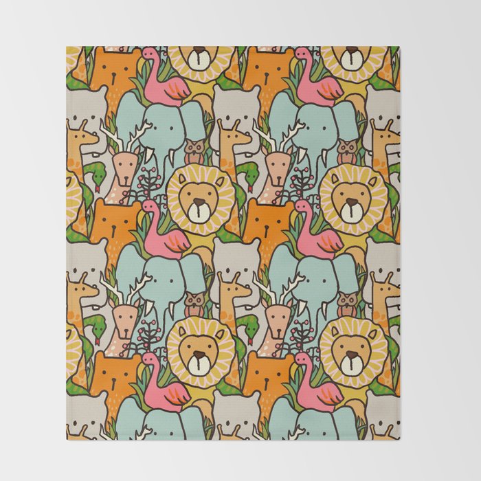 Jungle Throw Blanket Gallery Image 2