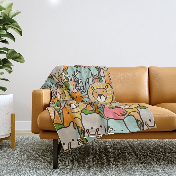 Jungle Throw Blanket Gallery Image 1