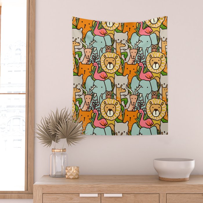 Jungle Wall Tapestry Gallery Image 2