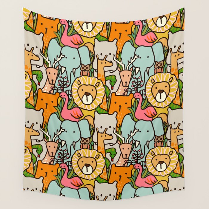 Jungle Wall Tapestry Gallery Image 1