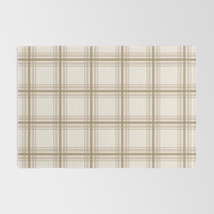 Farmhouse Plaid in Caramel, Tan and Cream Rug Gallery Image 2