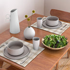 Farmhouse Plaid in Caramel, Tan and Cream Placemat Gallery Image 2