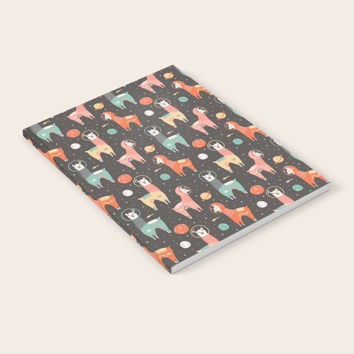 Astronaut Llamas in Space Notebook Gallery Image 1