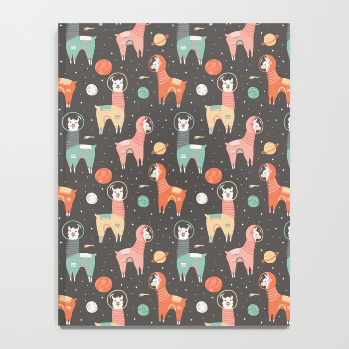 Astronaut Llamas in Space Notebook Gallery Image 4
