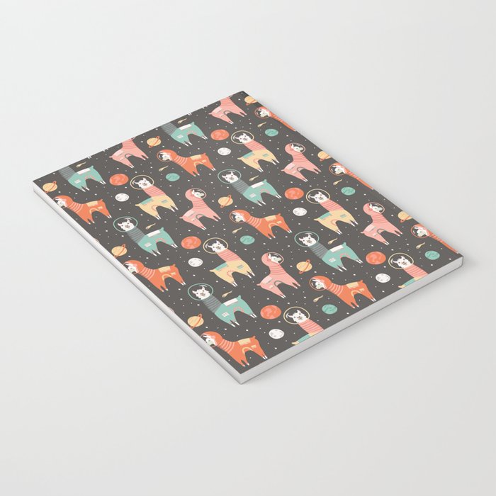 Astronaut Llamas in Space Notebook Gallery Image 3
