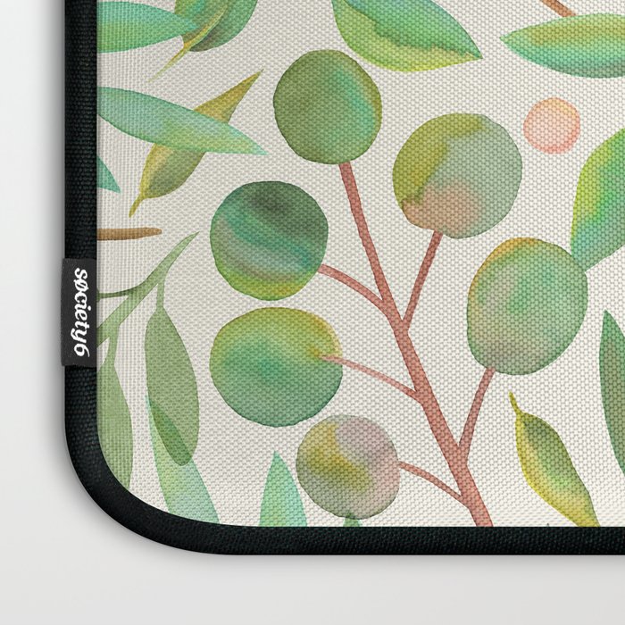 Watercolor Leaves II Laptop Sleeve Gallery Image 3