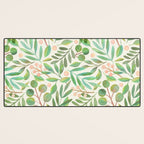 Watercolor Leaves II Desk Mat Gallery Image 3