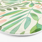 Watercolor Leaves II Bath Mat Gallery Image 3