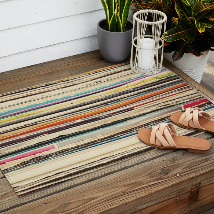Record Collection Outdoor Rug Gallery Image 2