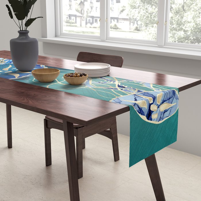 Metallic Jellyfish III Table Runner Gallery Image 2