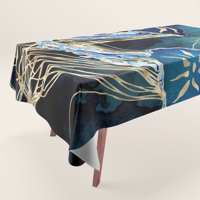 Metallic Jellyfish III Tablecloth Gallery Image 1