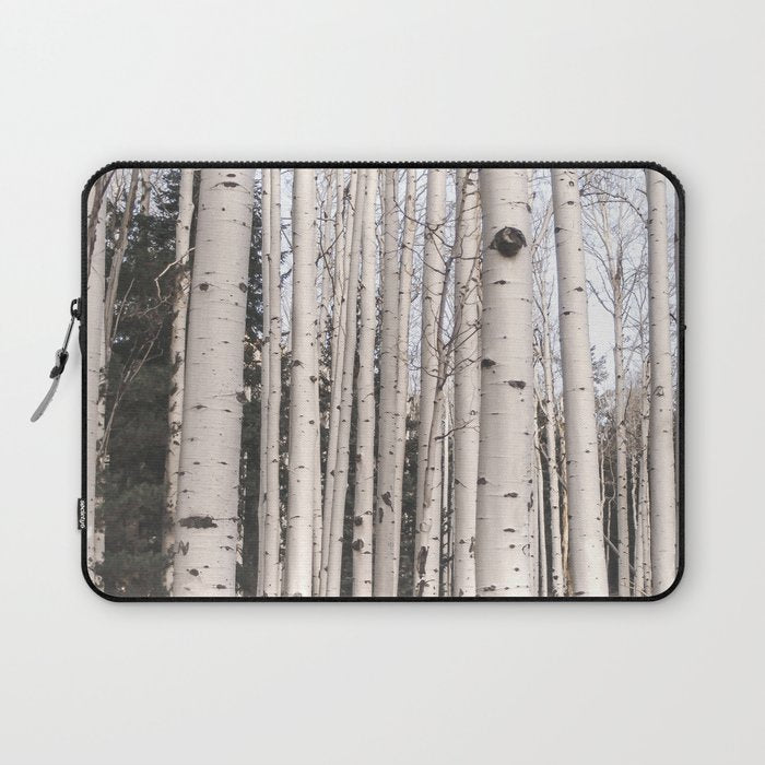 Tall Birch Forest Laptop Sleeve Gallery Image 1